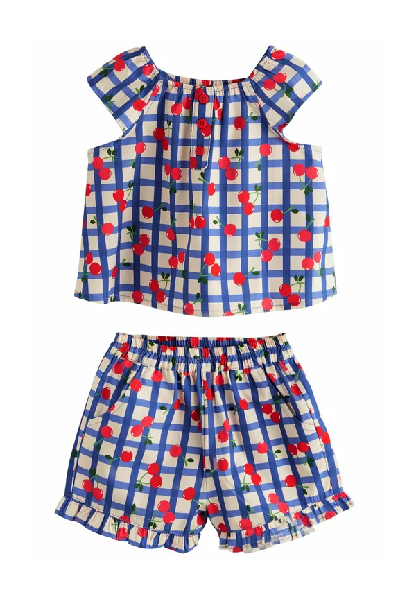 REGULAR FIT CHERRY CHECK  SET  - Bluse - purple