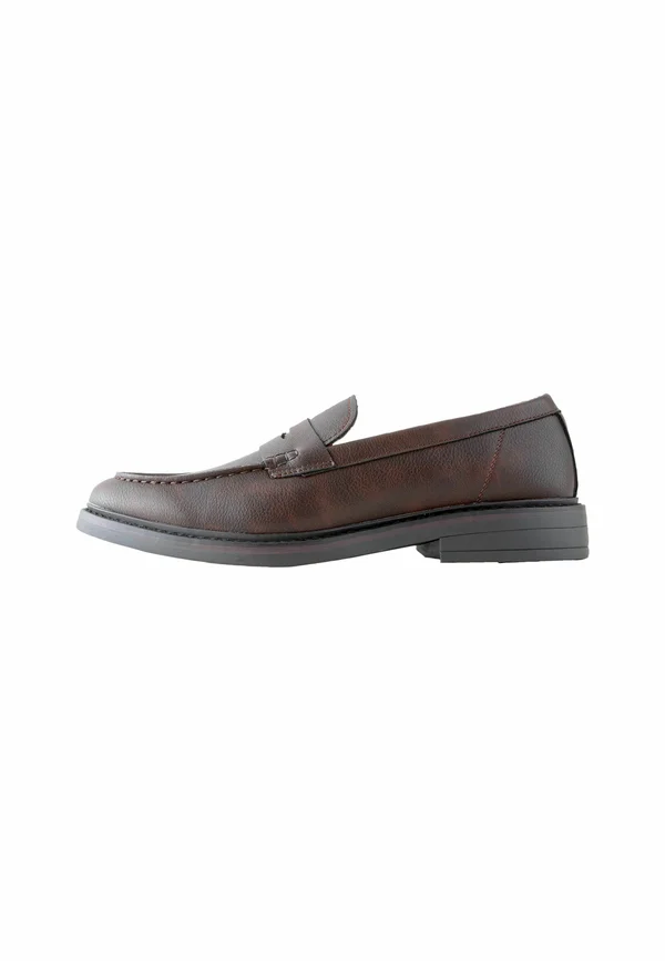REGULAR FIT - CHUNKY SADDLE LOAFERS - Business-Slipper - brown