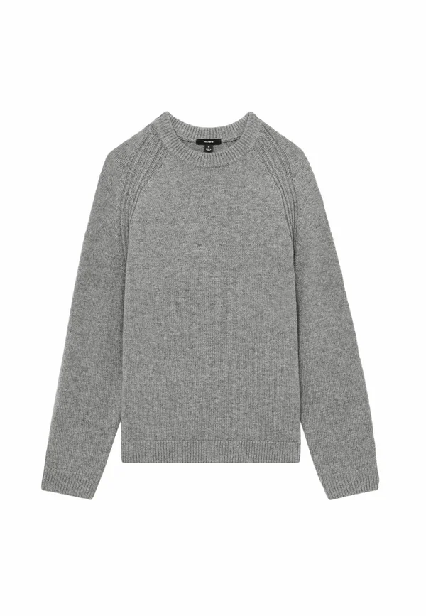 REGULAR FIT - CLOUD RIDGE SEAM  - Strickpullover - mid grey melange