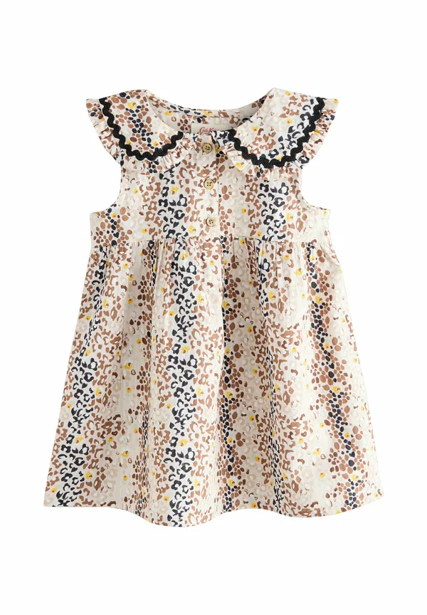 REGULAR FIT-COLLAR - Freizeitkleid - animal print