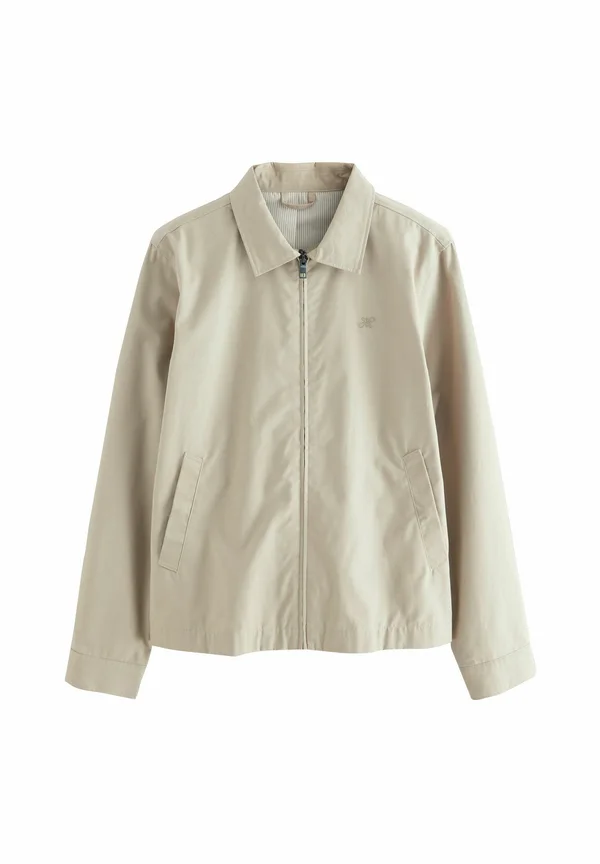 REGULAR FIT - COLLARED HARRINGTON - Leichte Jacke - stone