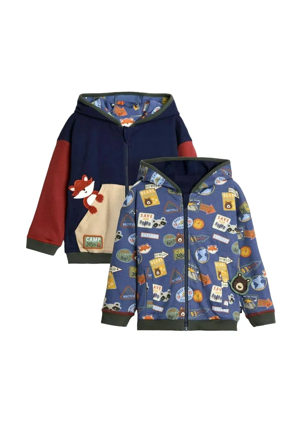 REGULAR FIT - COLOUR BLOCK APPLIQUÉ REVERSIBLE 2 PACK - Sweatjacke - navy cub club