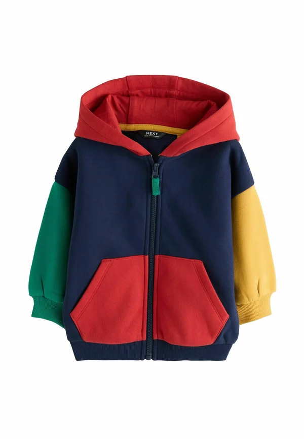 REGULAR FIT - COLOURBLOCK THROUGH  - Sweatjacke - bright