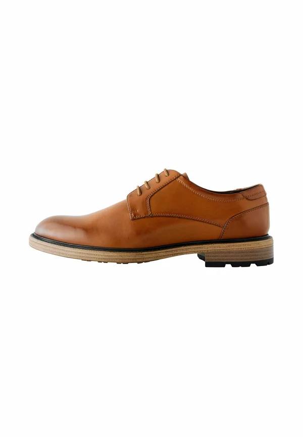 REGULAR FIT - CONTRAST DERBY - Business-Schnürer - tan brown