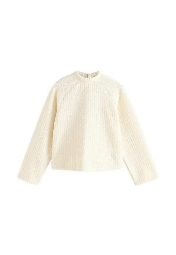 REGULAR FIT COSY DROPPED SHOULDER CREW NECK  - Strickpullover - ecru