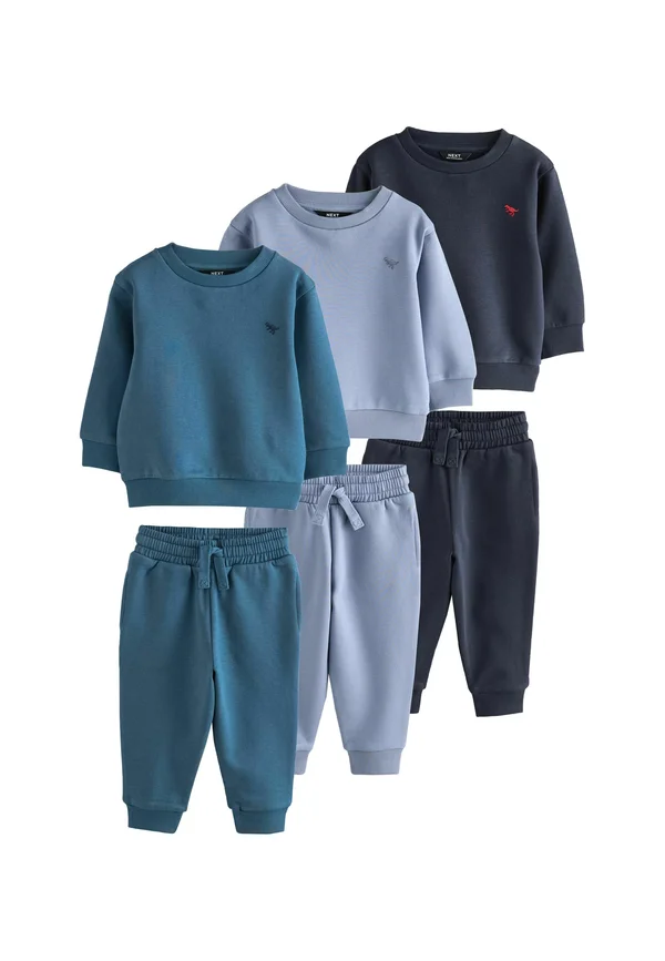 REGULAR FIT - CREW SET 3 PACK  - Trainingsanzug - blue