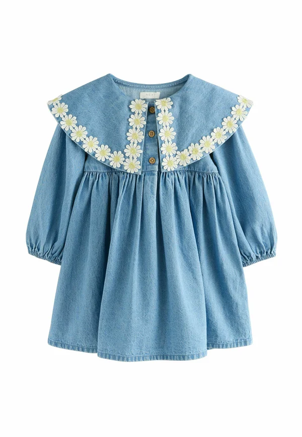 REGULAR FIT DAISY COLLAR  - Blusenkleid - denim