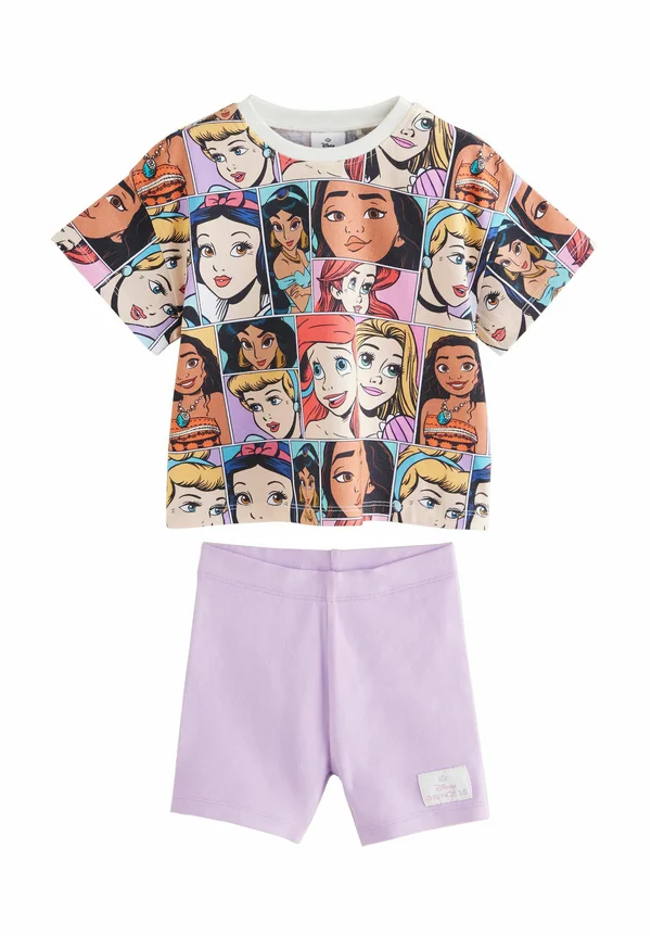 REGULAR FIT - DISNEY PRINCESS SHORT SLEEVE  AND CYCLE SET - Leggings - Hosen - multi