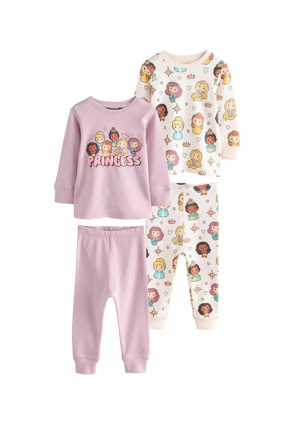 REGULAR FIT - DISNEY PRINCESS SNUGGLE  2 PACK SET - Nachtwäsche Set - mauve cream