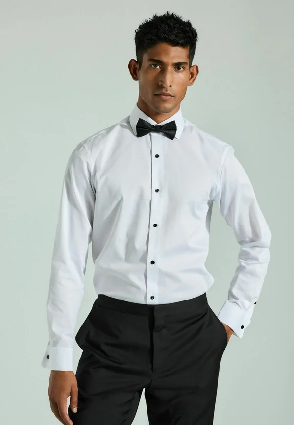 REGULAR FIT - DOUBLE SET - Businesshemd - white