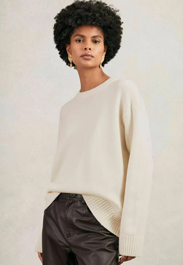 REGULAR FIT - ELLA - Strickpullover - cream