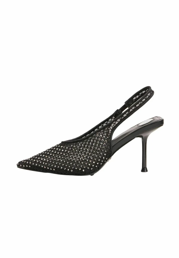 REGULAR FIT  - EMBELLISHED  SLINGBACK MID HEEL PARTY COURTS - Pumps - black