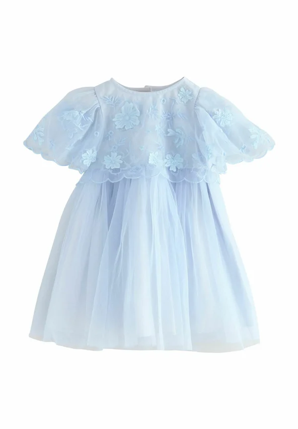 REGULAR FIT - EMBROIDERED - Cocktailkleid/festliches Kleid - pale blue