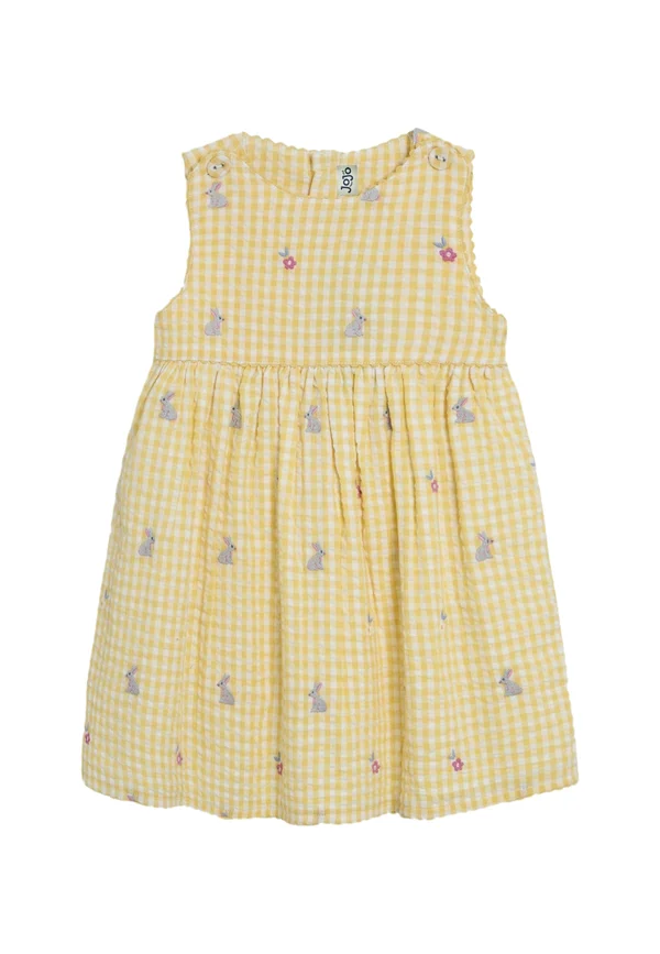 REGULAR FIT - EMBROIDERED  - Freizeitkleid - yellow bunny