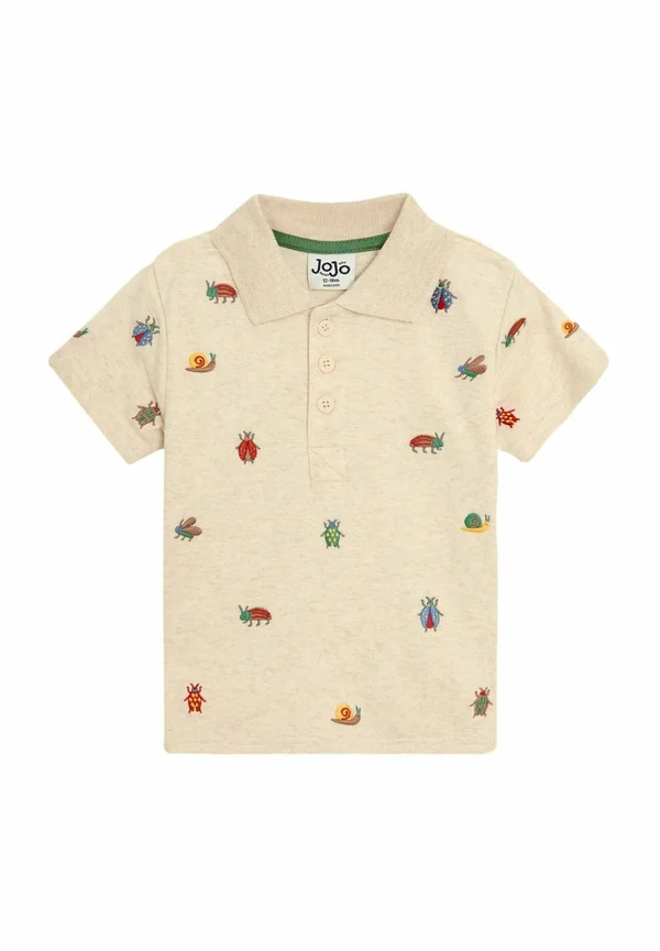 REGULAR FIT - EMBROIDERED - Poloshirt - natural bug