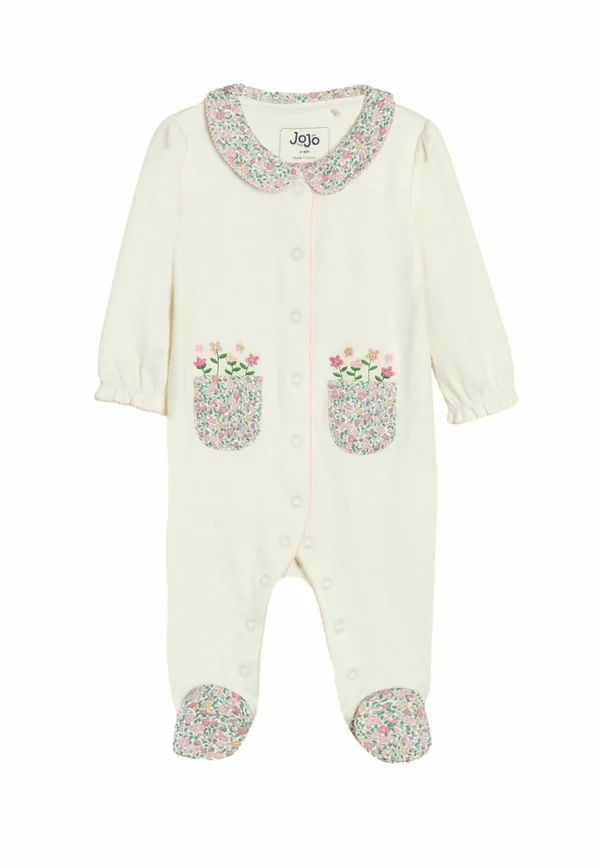 REGULAR FIT -EMBROIDERED  - Strampler - cream