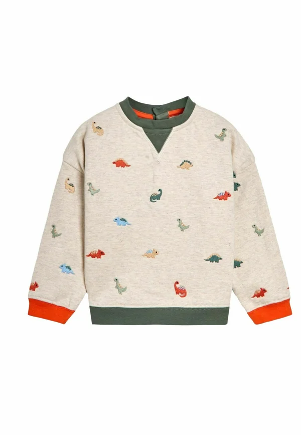 REGULAR FIT - EMBROIDERED  - Sweatshirt - natural