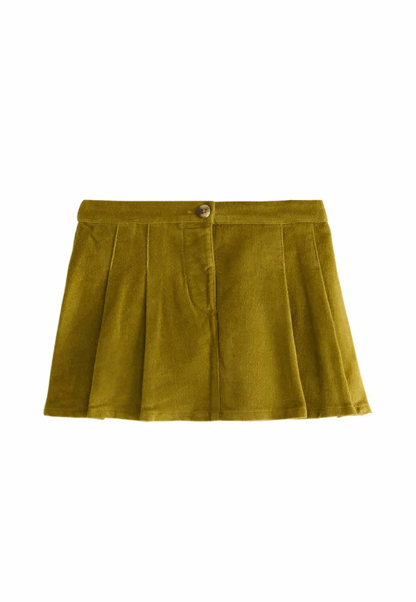 REGULAR FIT - Faltenrock - green