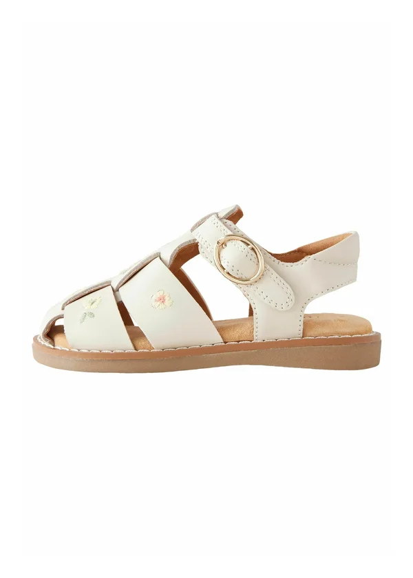 REGULAR FIT - FISHERMAN  - Lauflernschuh - neutral embroidered flower