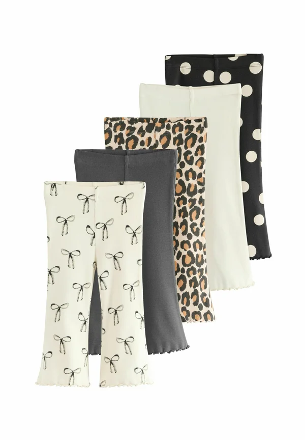 REGULAR FIT - FLARED 5 PACK  - Leggings - Hosen - animal print