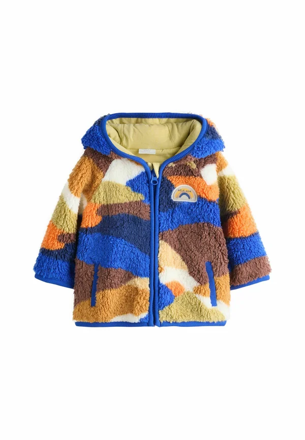 REGULAR FIT - Fleecejacke - blue scene hooded