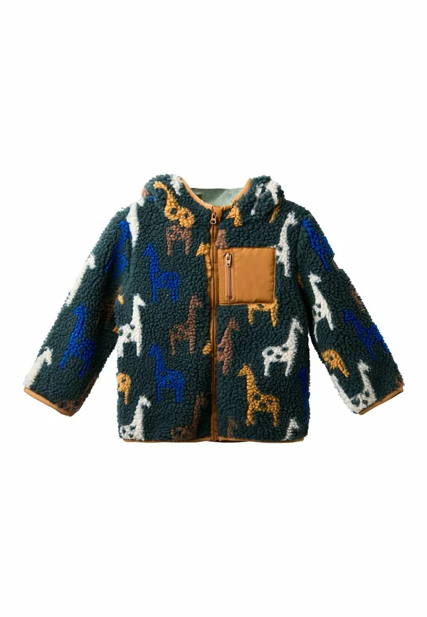 REGULAR FIT  - Fleecejacke - green