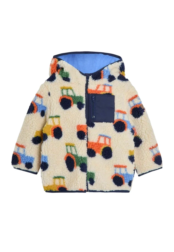 REGULAR FIT  - Fleecejacke - light natural