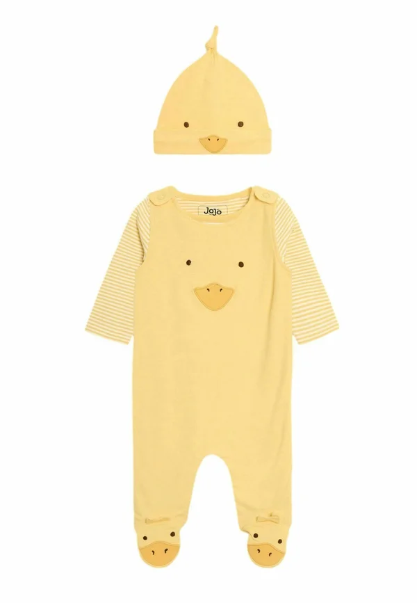 REGULAR FIT FOOTED 3-PIECE  SET  - Mütze - yellow
