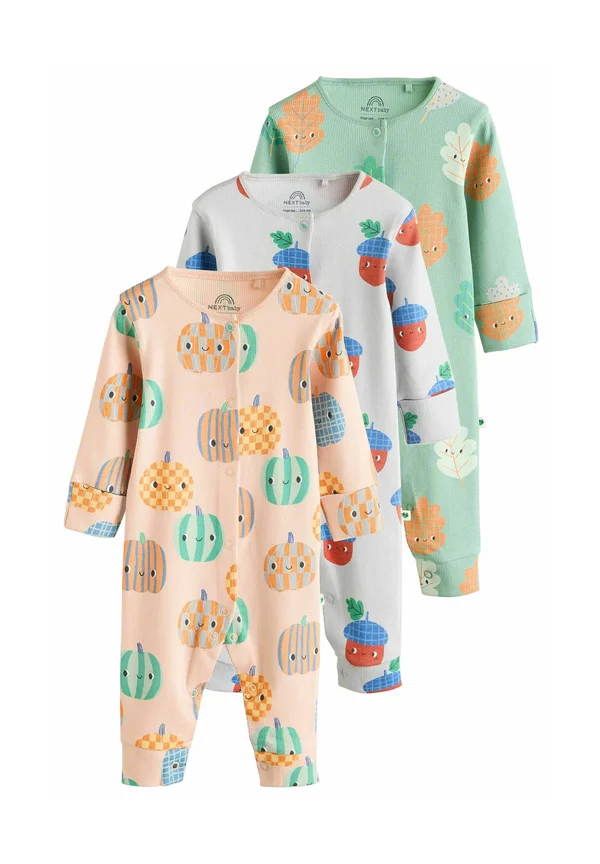 REGULAR FIT - FOOTLESS 3 PACK - Pyjama - green