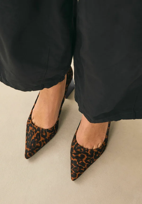 REGULAR FIT - FOREVER COMFORT BLOCK COURT - Pumps - leopard