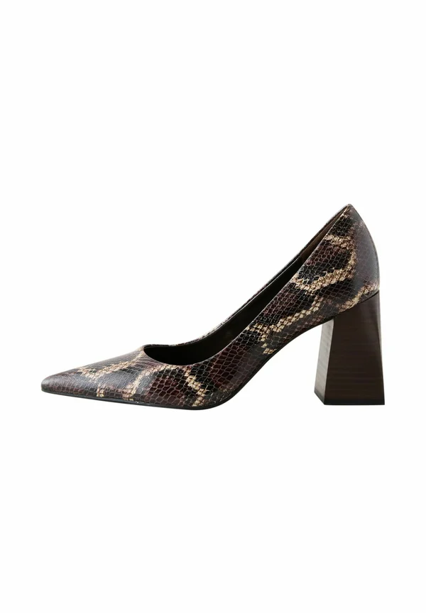 REGULAR FIT - FOREVER COMFORT BLOCK COURT - Pumps - snake