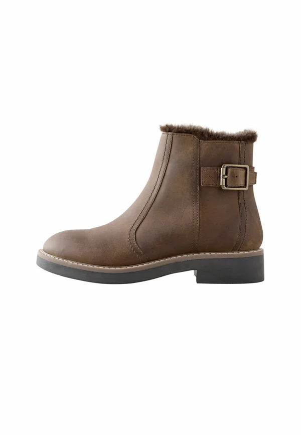 REGULAR FIT - FOREVER COMFORT BUCKLE - Snowboot/Winterstiefel - new chocolate brown oiled leather