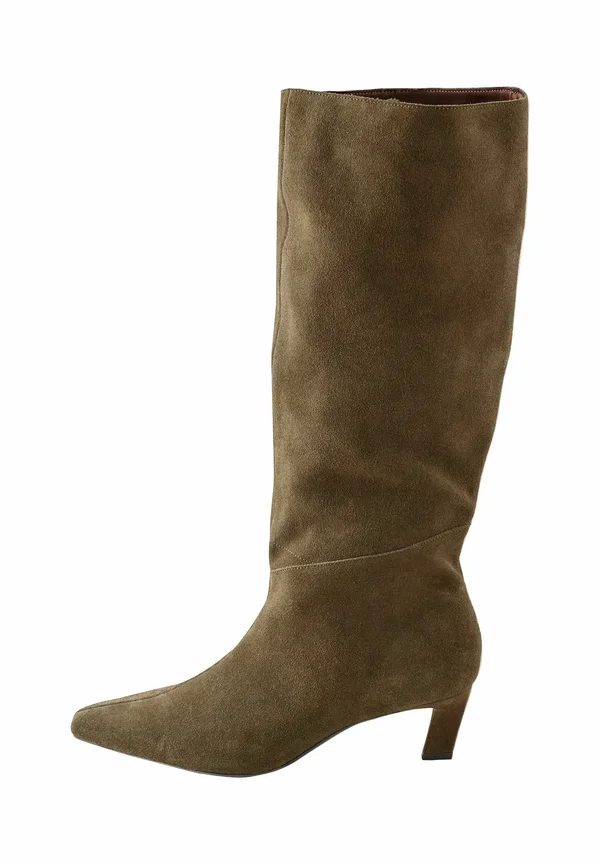 REGULAR FIT - FOREVER COMFORT CHISEL TOE - Stiefel - new khaki green suede