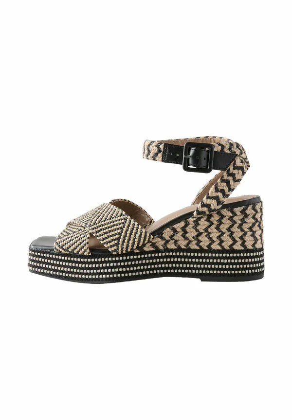REGULAR FIT-FOREVER COMFORT - Espadrille - black white