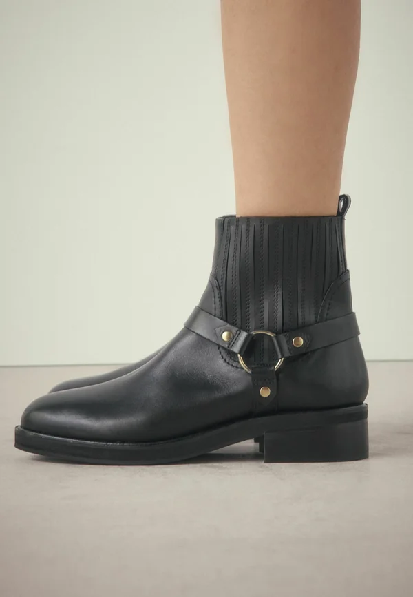 REGULAR FIT - FOREVER COMFORT HARDWARE HARNESS - Stiefelette - new black leather