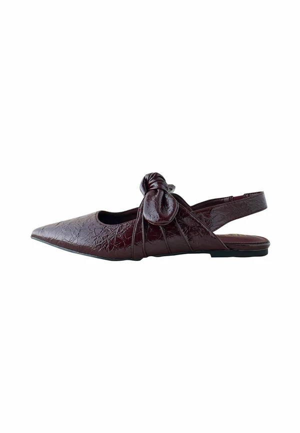 REGULAR FIT - FOREVER COMFORT POINTED TOE - Sling-Ballerina - burgundy red