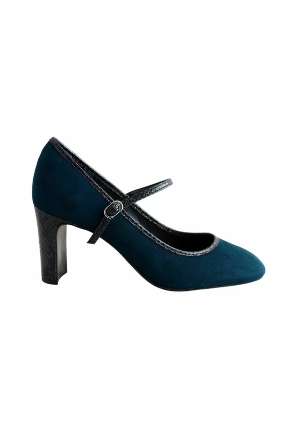 REGULAR FIT - FOREVER COMFORT ROUND TOE MARY JANE BLOCK COURT - Pumps - navy