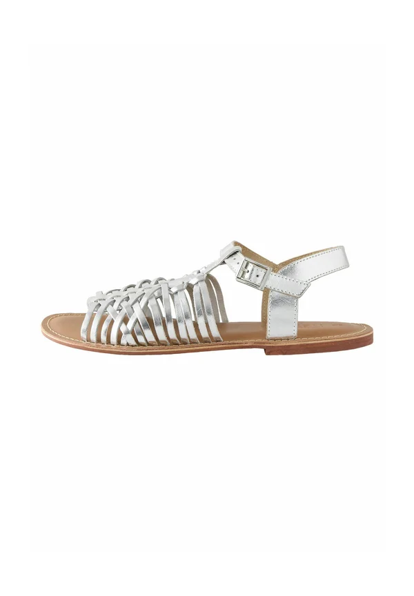 REGULAR FIT - FOREVER COMFORT STRAPPY FIT - Riemensandalette - silver leather
