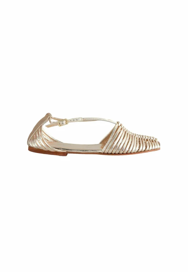 REGULAR FIT - FOREVER COMFORT TOE STRAPPY  - Riemensandalette - gold
