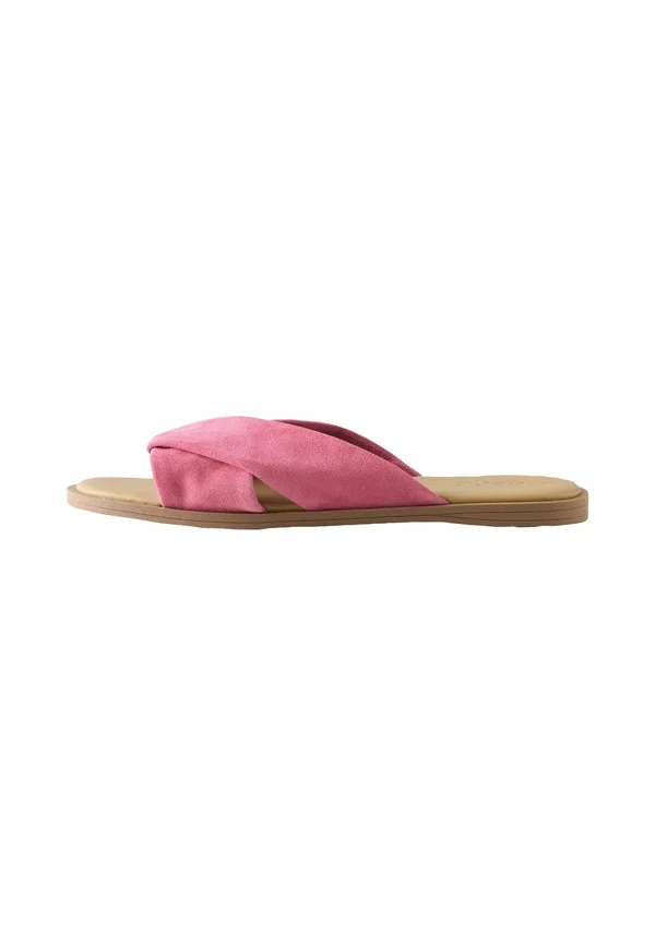 REGULAR FIT - FOREVER COMFORT TWISTED - Pantolette flach - new pink suede