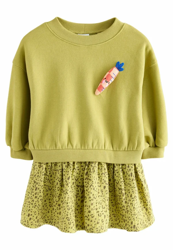 REGULAR FIT - Freizeitkleid - green carrot