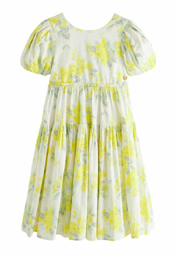 REGULAR FIT - Freizeitkleid - yellow white