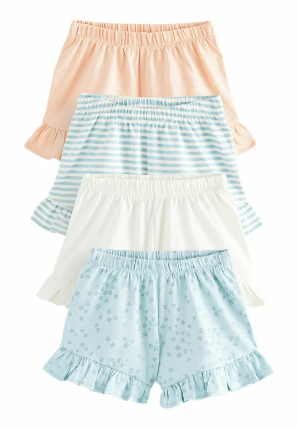 REGULAR FIT - FRILL 4 PACK - Shorts - blue