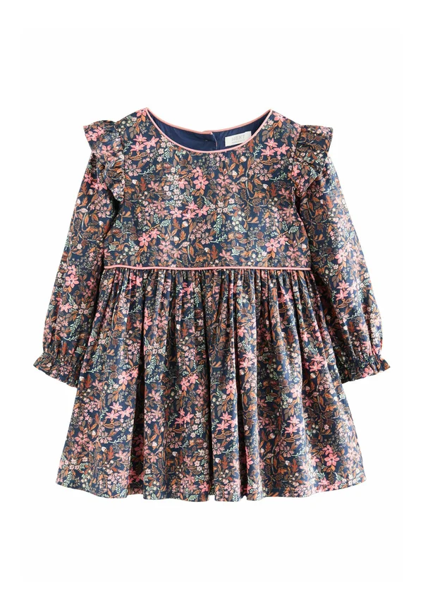 REGULAR FIT - FRILL LONG SLEEVE - Freizeitkleid - multi ditsy