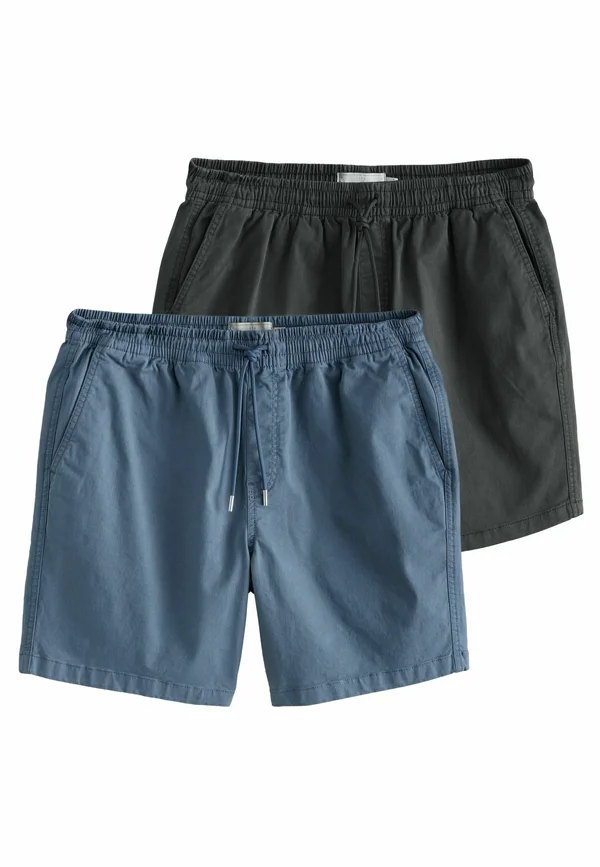 REGULAR FIT - GARMENT DYE DOCK - Shorts - blue black