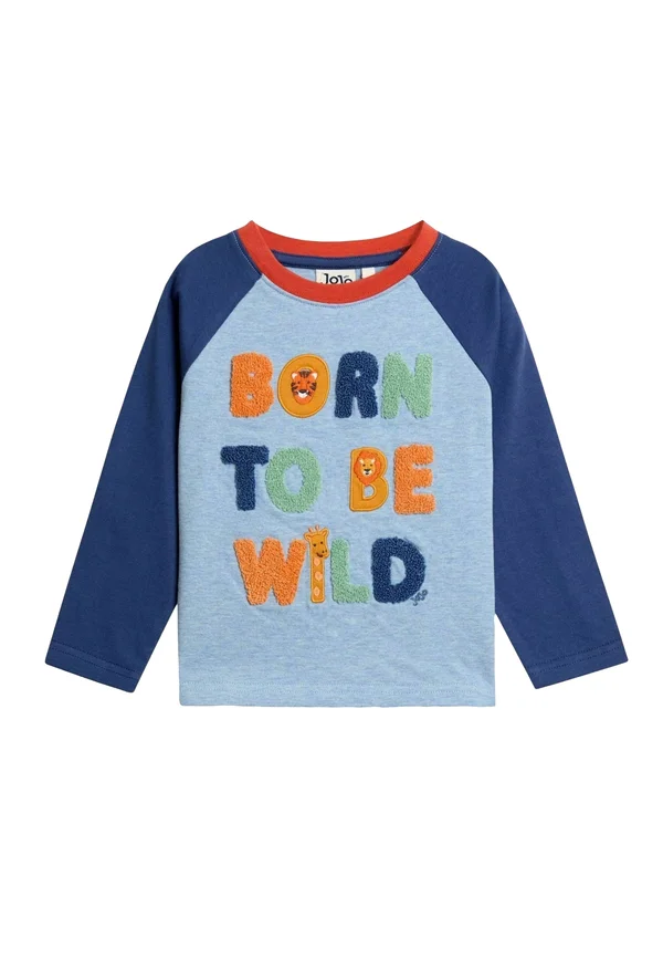 REGULAR FIT - GRAPHIC APPLIQUÉ - Langarmshirt - blue