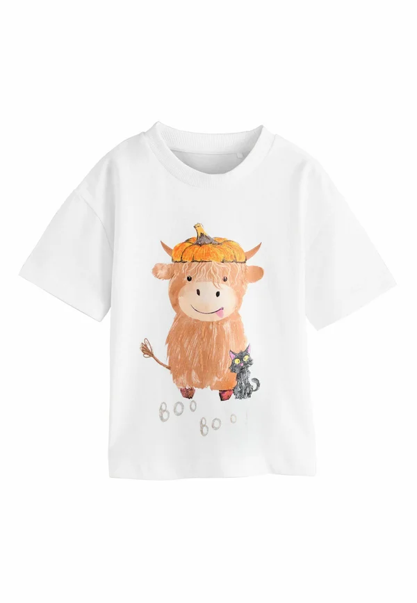 REGULAR FIT - HALLOWEEN LONG SLEEVE GRAPHIC  - Langarmshirt - white hamish