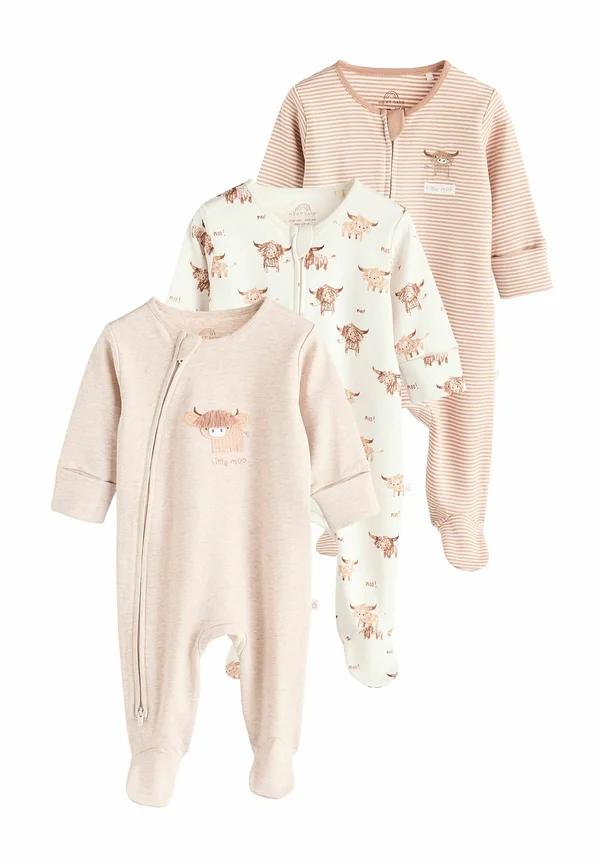 REGULAR FIT - HAMISH 3 PACK - Strampler - neutral