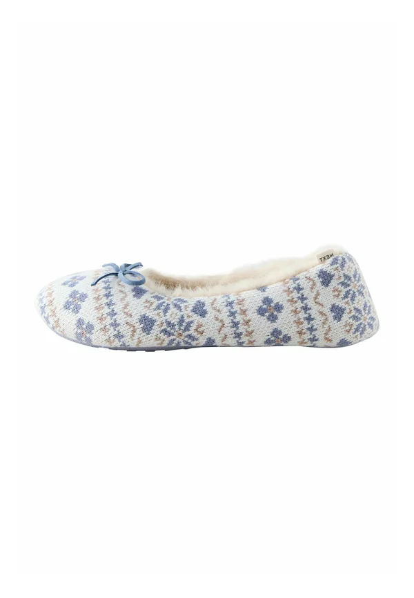 REGULAR FIT - Hausschuh - blue fairisle pattern