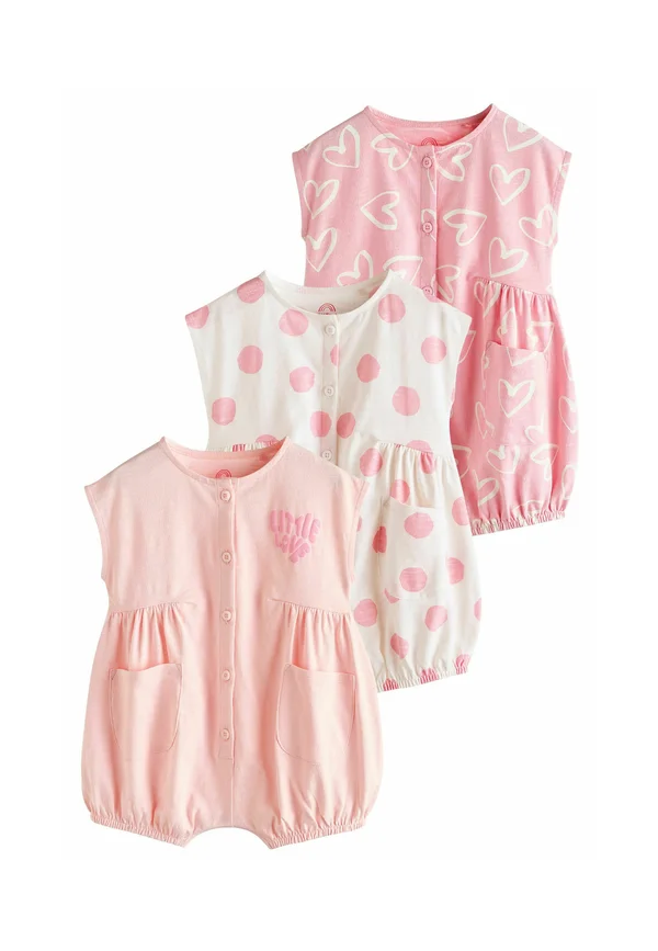 REGULAR FIT - HEART  3 PACK  - Jumpsuit - pink and white